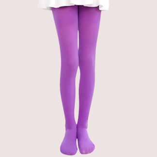 Kids Girls Purple color Tights Pantyhose Ballet Dance Leggings